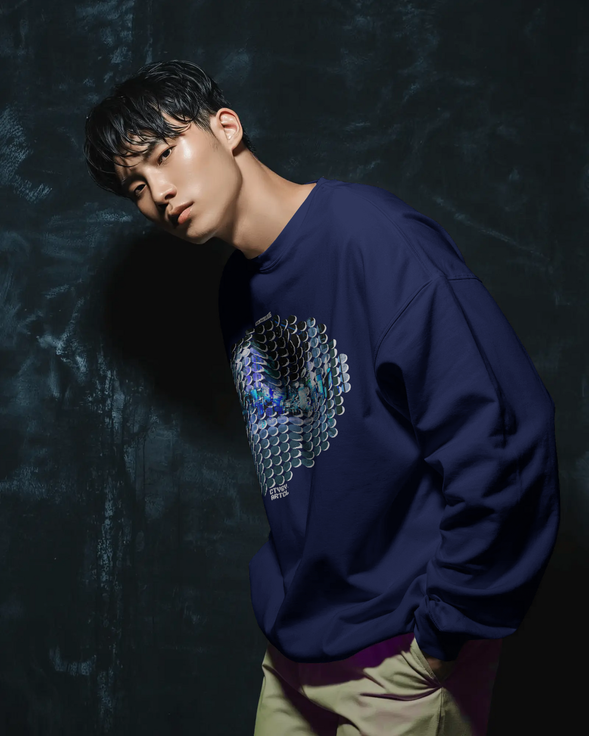 Spotted City Circle Sweatshirt