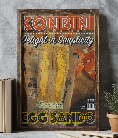 Konbini Egg Sando Poster