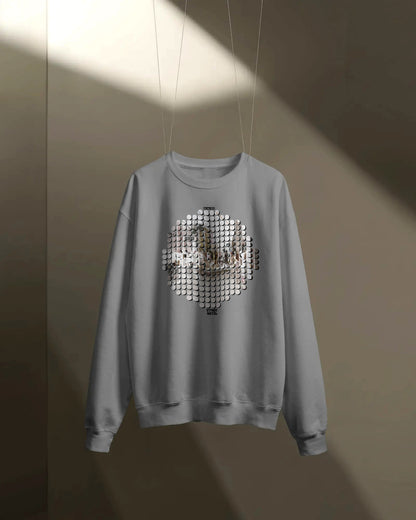Retro-Fit Spotted City Circle Sweatshirt