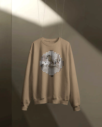 Retro-Fit Spotted City Circle Sweatshirt