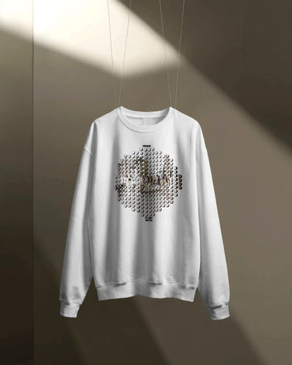 Retro-Fit Spotted City Circle Sweatshirt