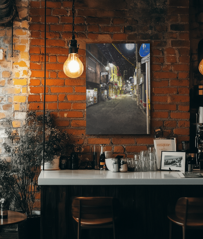 Night time in Tengachaya - Digital Print