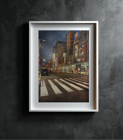 Night time in Nipponbashi - Digital Print