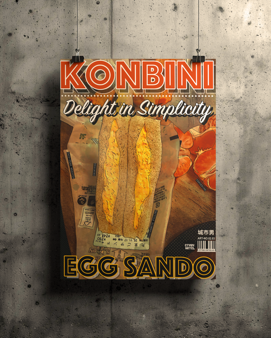 Konbini Egg Sando Poster