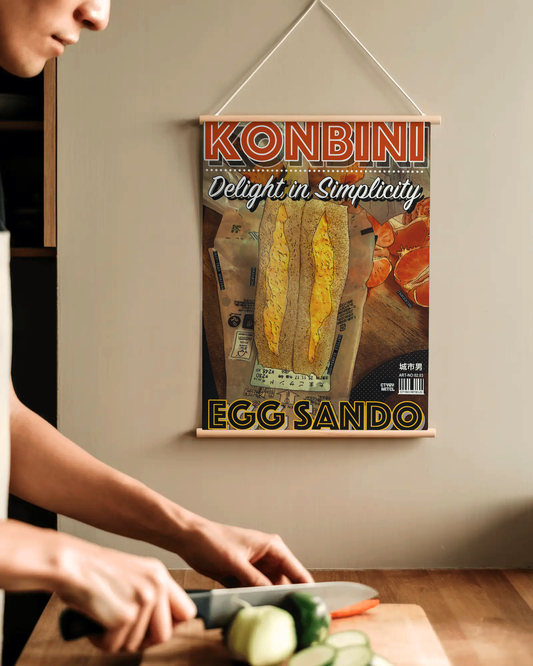 Konbini Egg Sando Poster